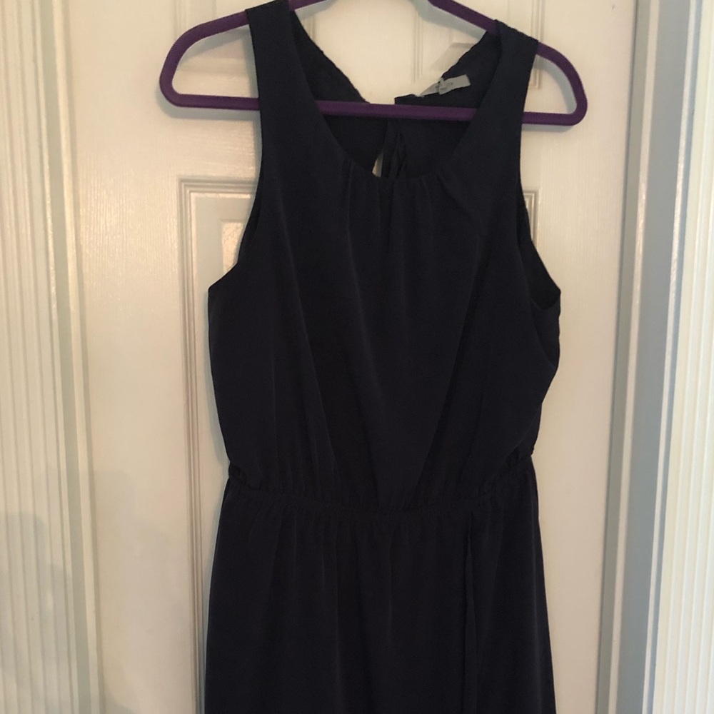 Below knee microfiber dress